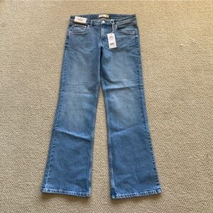 NEW Next Bootcut Low Rise Jeans Size UK 12 Long Medium Wash Stretch NWT